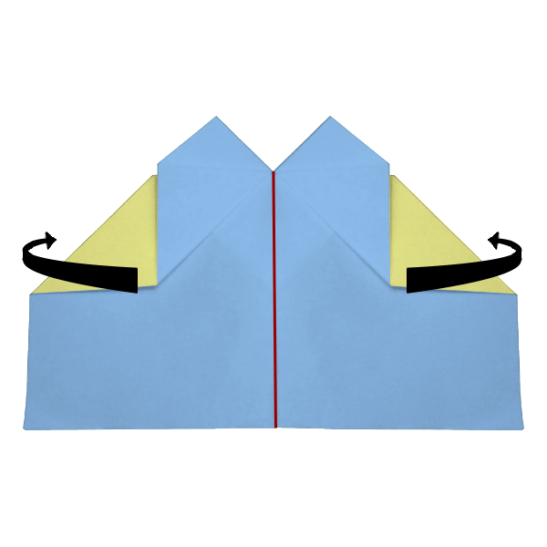 Step 10 of the Fang paper airplane