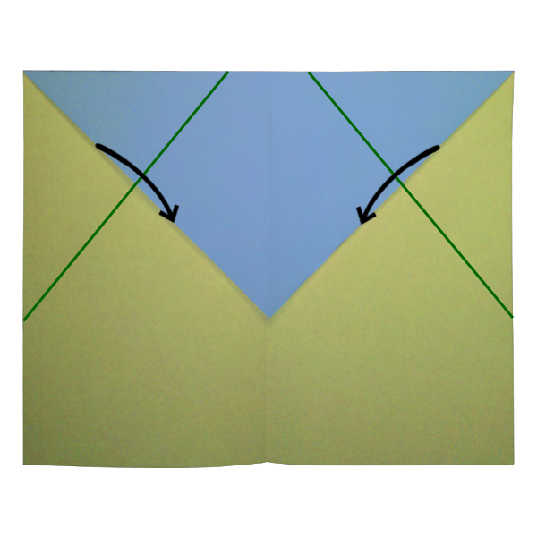 Step 4 of the Lazy Ace paper airplane