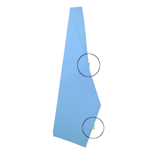 Step 8 of the Lazy Ace paper airplane