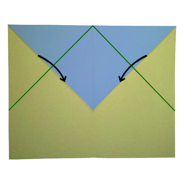 Step 4 of the Osprey paper airplane