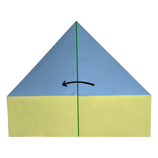 Step 5 of the Osprey paper airplane
