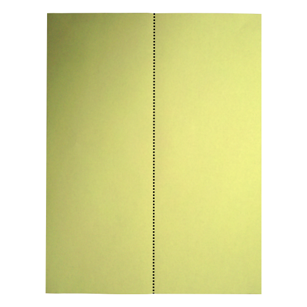 Step 1 of the Ring paper airplane