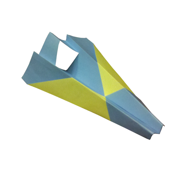 Shark paper airplane