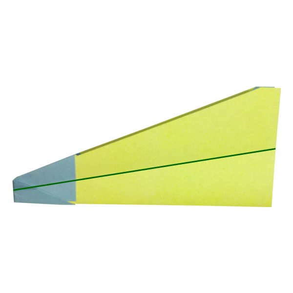 Step 7 of the Shark paper airplane