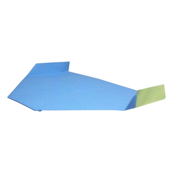 Step 14 of the The Bat paper airplane