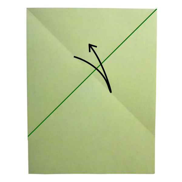 Step 2 of the The Bat paper airplane
