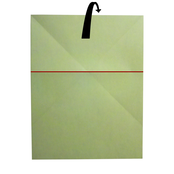 Step 3 of the The Bat paper airplane
