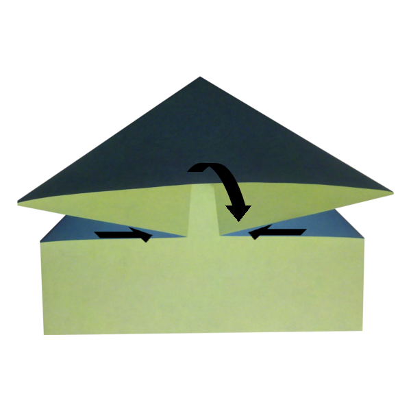Step 6 of the The Bat paper airplane
