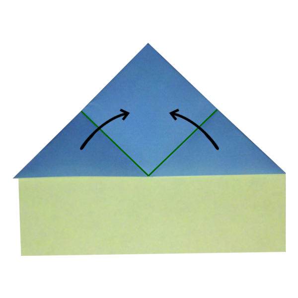 Step 8 of the The Bat paper airplane