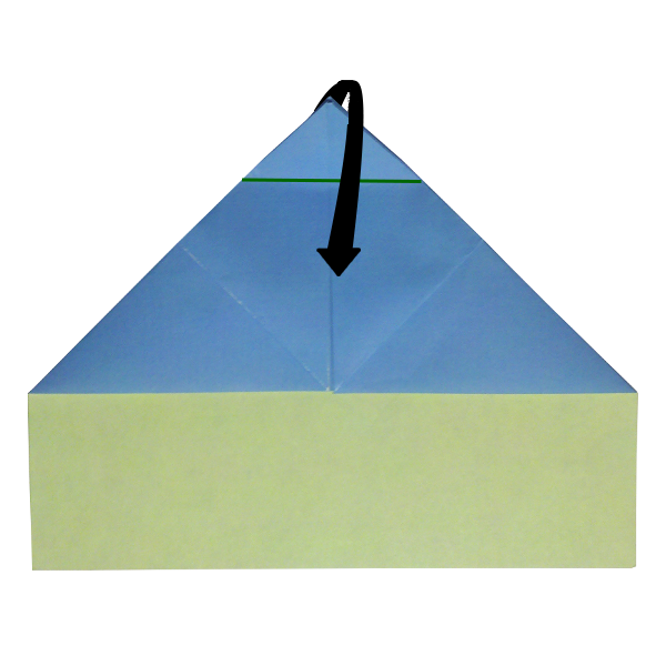 Step 9 of the The Bat paper airplane