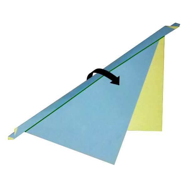 Step 4 of the Viper Ring paper airplane