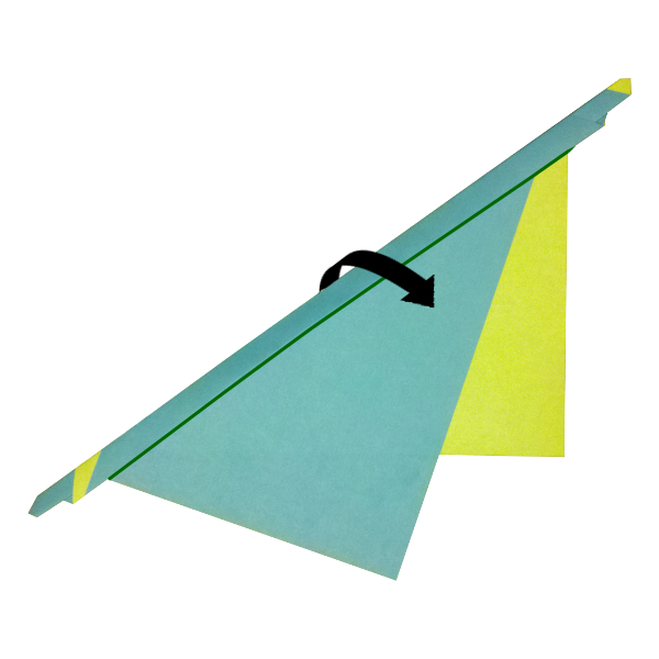 Step 5 of the Viper Ring paper airplane